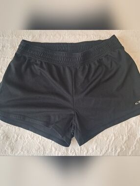 Women’s Black Athletic Mesh Shorts